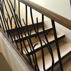 ornamental railings on stairs
